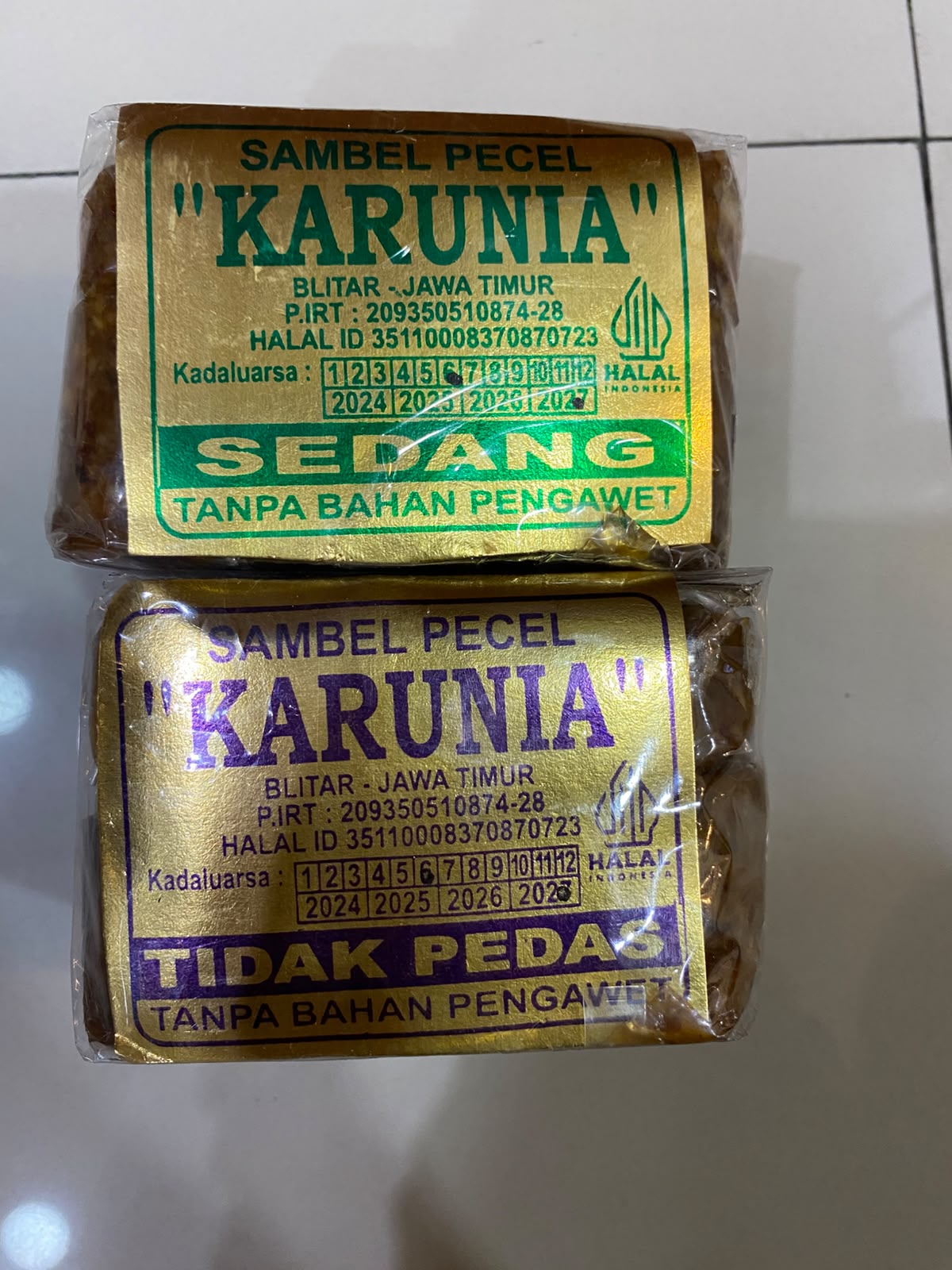Kurnia Sambel Pecel Kacang