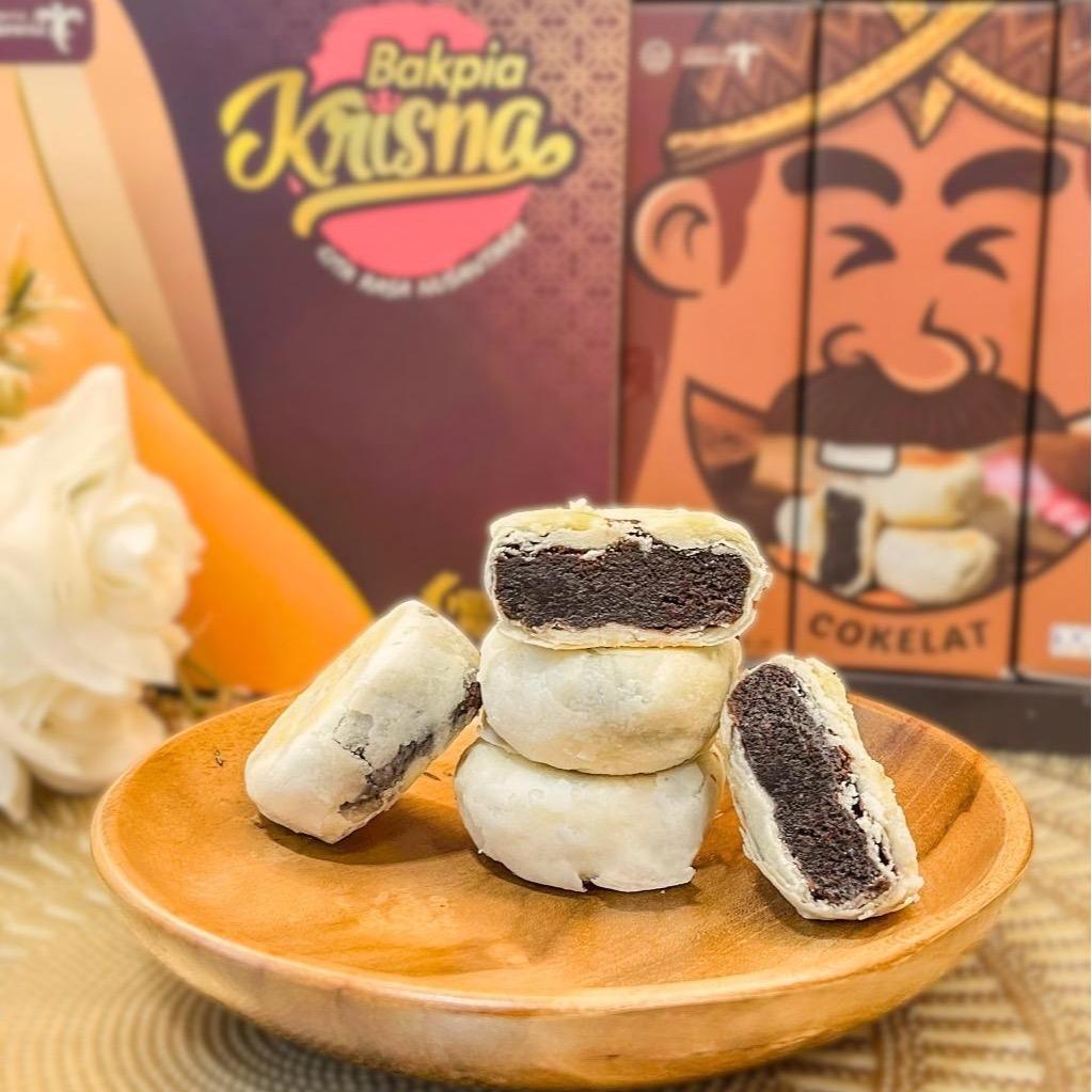 Bakpia Basah Krisna Coklat isi 15